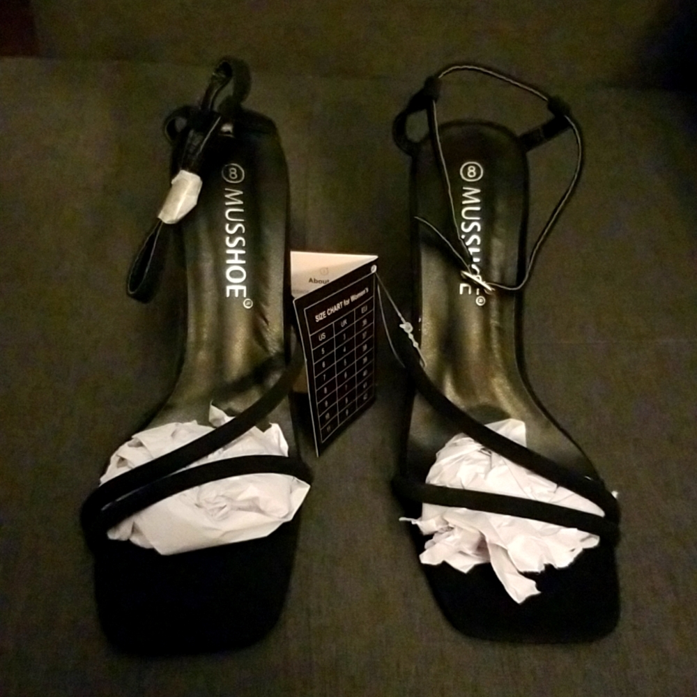 Musshoe Slingback 84mm High Heel Shoes